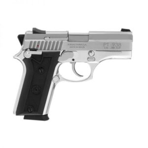 Pistola Taurus PT 938 Calibre 380 15+1 Tiros, Inox 3 Carregadores